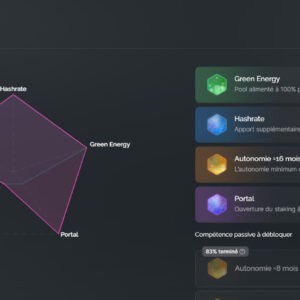 The new pool comparator on the Startmining dashboard.