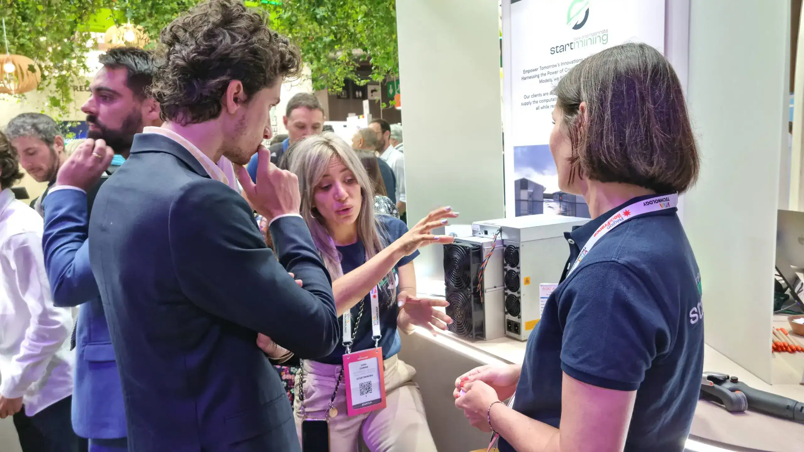 Startmining sur le stand de la Région Sud ÃƒÂ  Vivatech en 2024