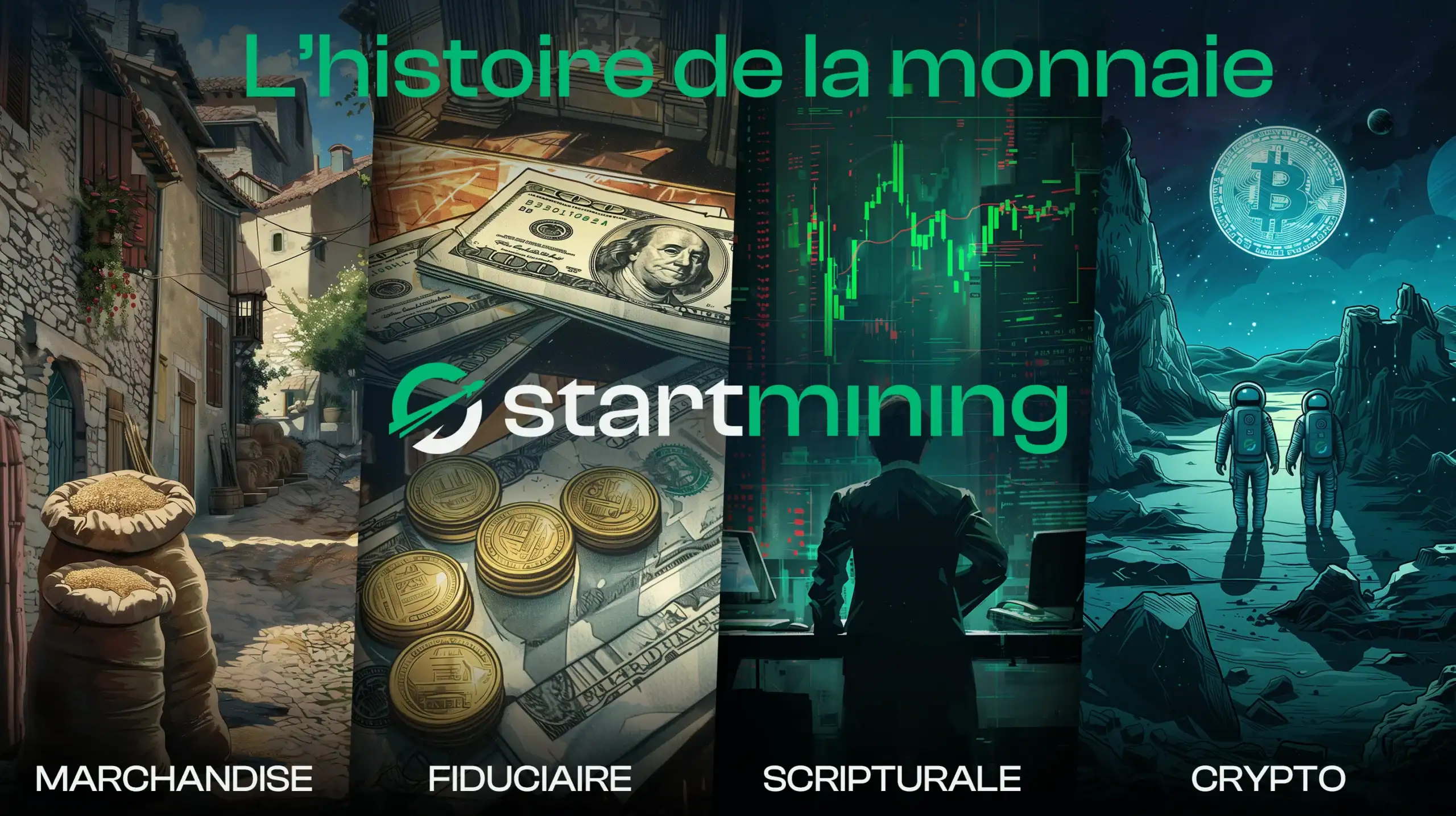 L’histoire de la monnaie, du troc àBitcoin