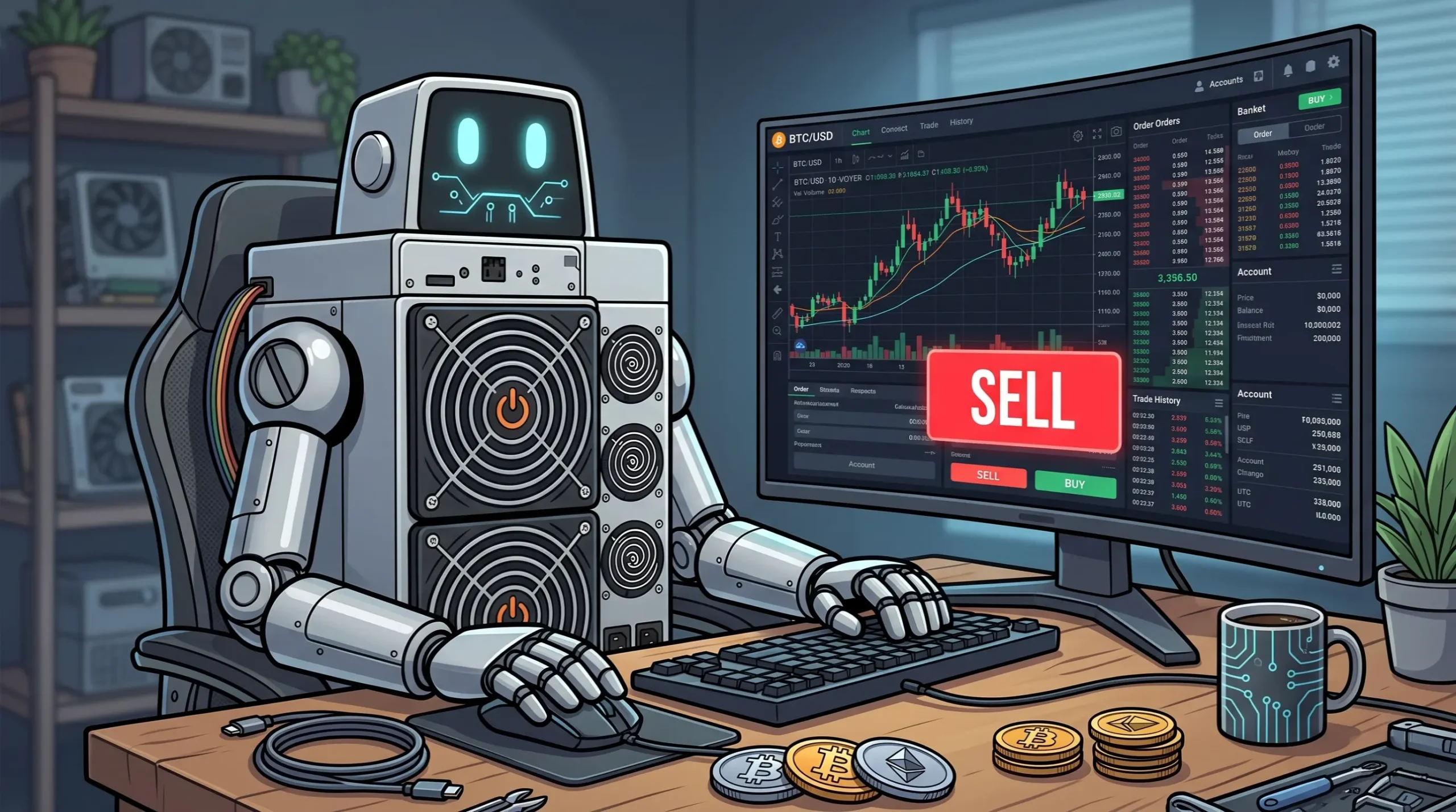 Les mineurs Bitcoin vendent leurs BTC