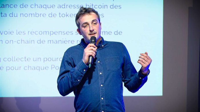 Thibaut Spanier, le CTO de Startmining au #START 23 ÃƒÂ  Paris pour le lancement du token START