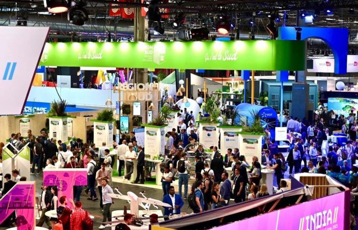 The Région Sud stand at VivaTech.